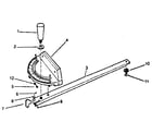 Craftsman 35122652 miter gauge diagram