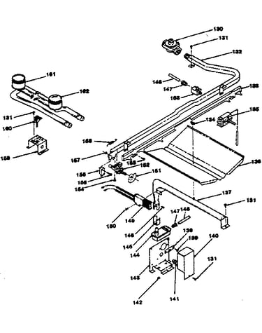 Oven and top burners (7038810, 7058810 and 7078810)