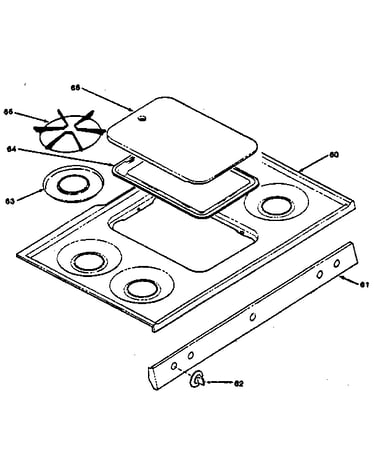 Cooktop section