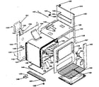Kenmore 1197438810 body section diagram