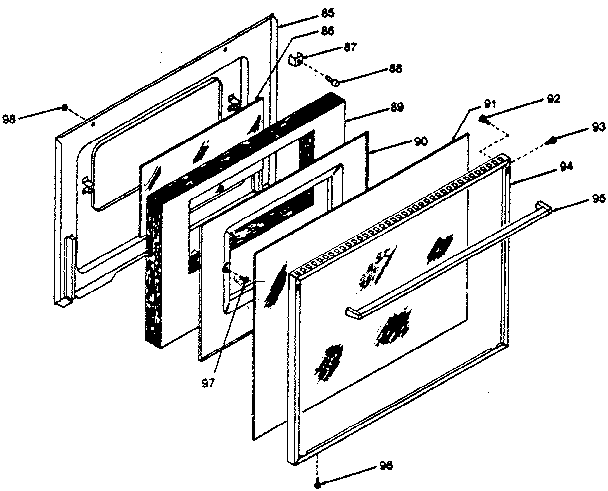 Oven door