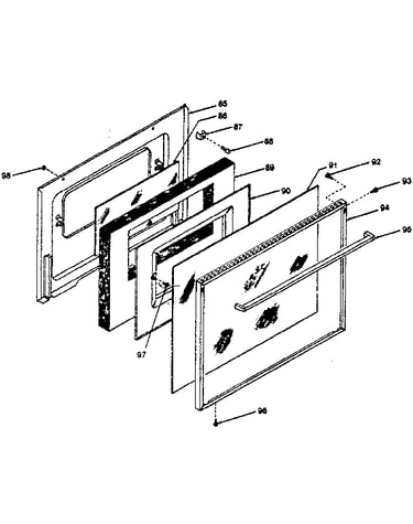 Oven door
