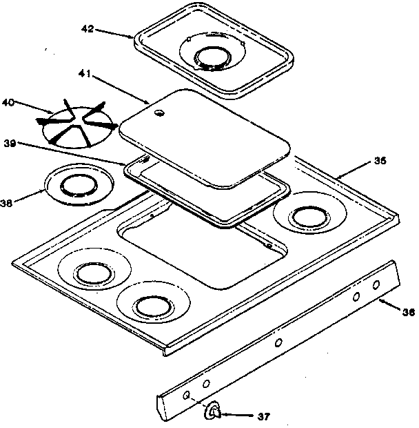 COOKTOP SECTION