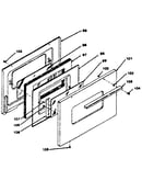 Oven door (119.9038810)