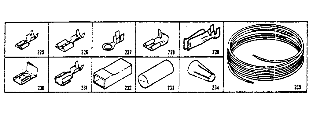 Wiring and wiring terminals