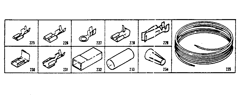 Wiring and wiring terminals