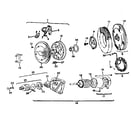 Briggs & Stratton 422400 TO 422499 (1209-01 - 1209-01 starter motor group diagram