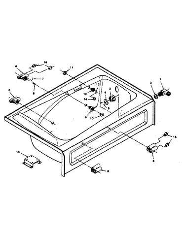 Tub and whirlpool fittings