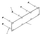 Sears 738678010 service access panel diagram