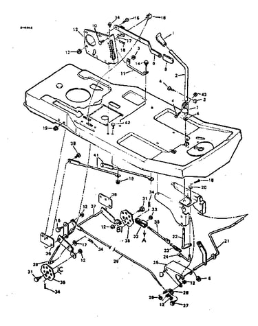 Blade housing suspension