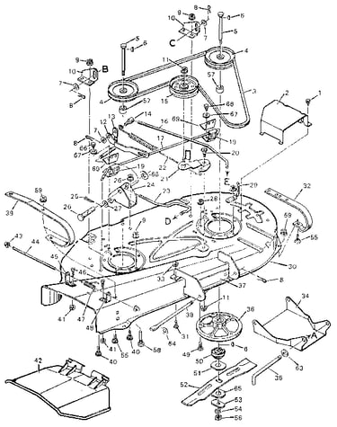 Blade housing