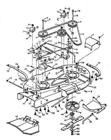 Blade housing