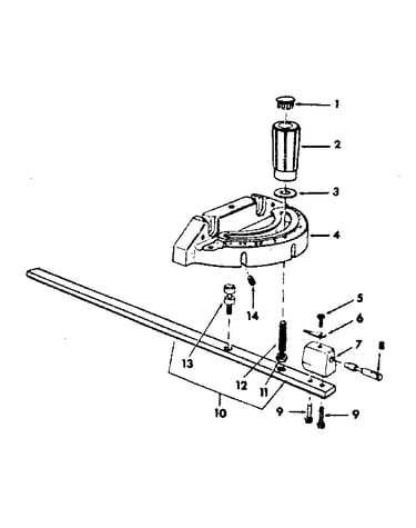 Miter gauge assembly