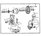 Craftsman 113290060 craftsman 1 h.p. capacitor starter a.c. motor serv. #62817 diagram