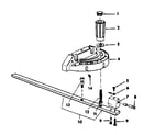 Craftsman 113290650 miter gauge assembly diagram