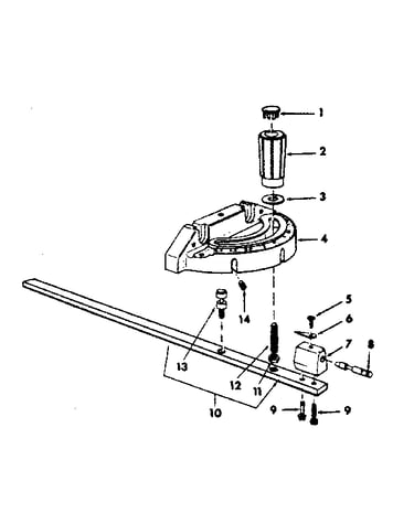 Miter gauge assembly