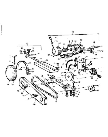 Miter gauge and tracking/tension assembly