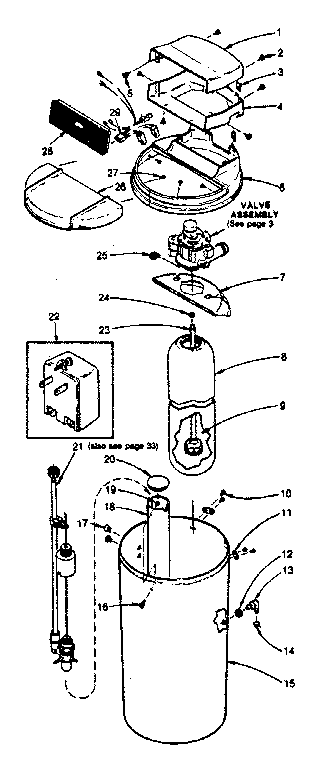 Salt storage tank assembly