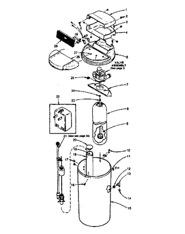 Salt storage tank assembly