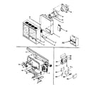 Kenmore 629776740 furnace, control, and optional blower assembly diagram