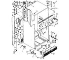 Kenmore 1068682860 cabinet parts diagram