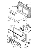 Freezer door parts