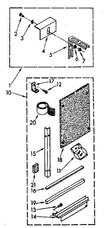 Accessory kit parts
