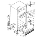 Kenmore 1068770911 cabinet parts diagram