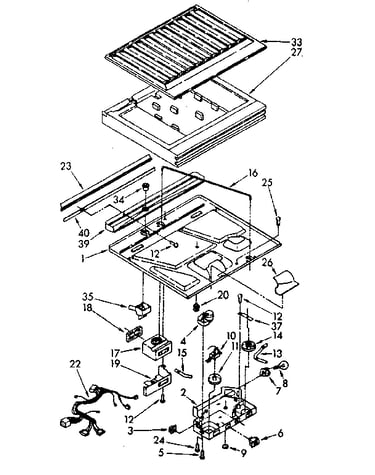 Compartment separator parts