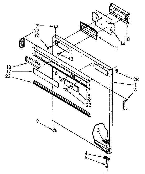 Exterior door panel