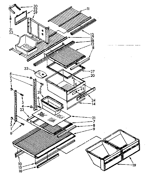 Shelf parts