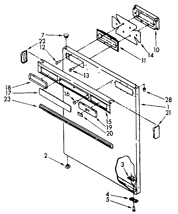 Exterior door panel