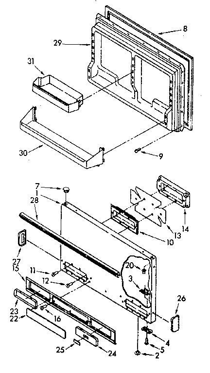 FREEZR DOOR PARTS