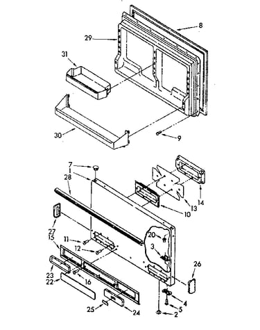 Freezr door parts