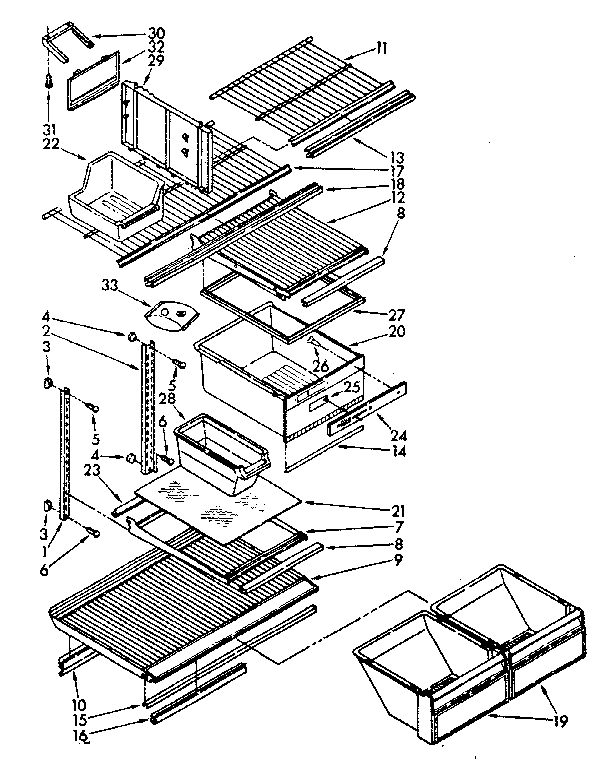 Shelf parts