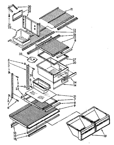 Shelf parts