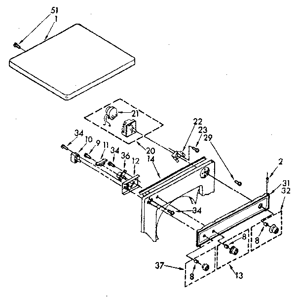 Top and console