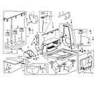 Kenmore 2301464180 base assembly diagram