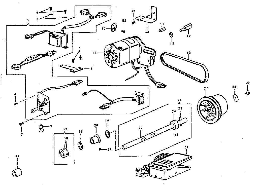 Motor and transformer