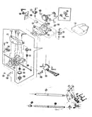 470/473/475 carrier frame and dot head assembly