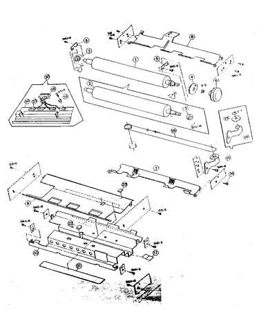 470/473/475 platen assembly