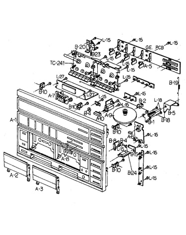 Cassette deck assembly
