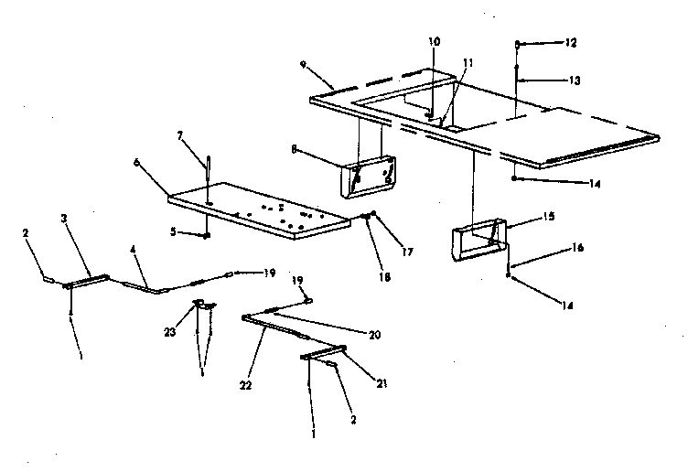 Cabinet top assembly