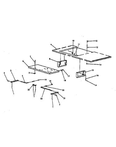 Cabinet top assembly