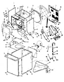 Cabinet parts, heater
