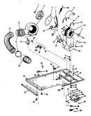 Dryer motor, blower, belt