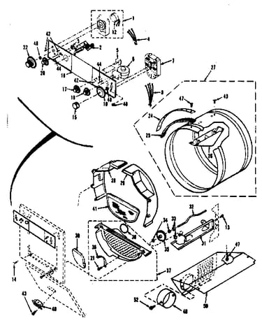 Console controls, drum