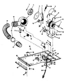 Dryer motor, blower, belt