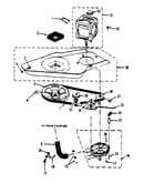 Washer drive system, pump