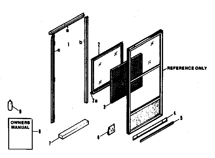 REPLACEMENT PARTS / 3 PART PANEL